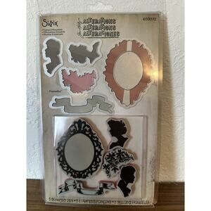 Sizzix Framelits Die Set Framed Silhouettes By Tim Holtz 659372 Stamp Set